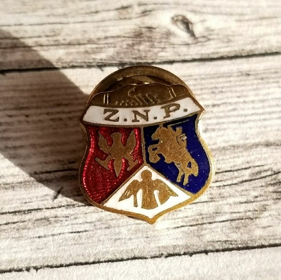 Relisted - vintage Z.N.P collar pin stud Polish national ? - Picture 2 of 6